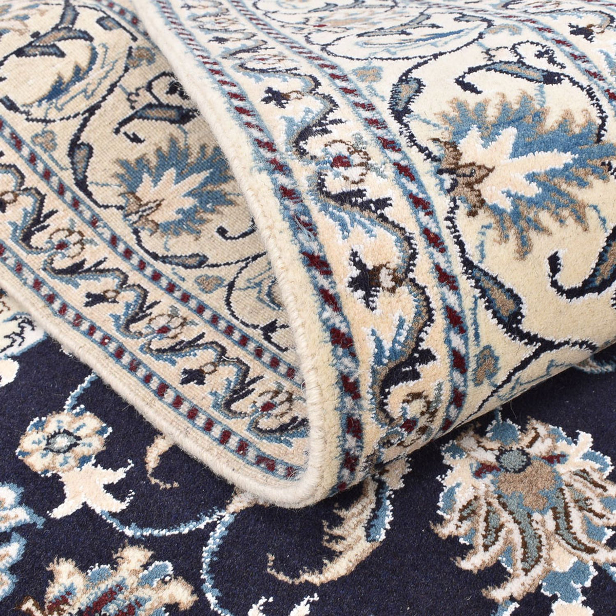 Persisk matta - Nain - 203 x 150 cm - mörkblå