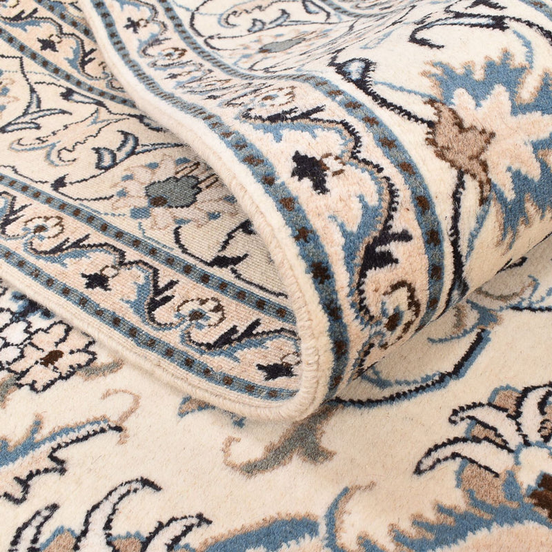 Persisk matta - Nain - 241 x 164 cm - ljusbeige