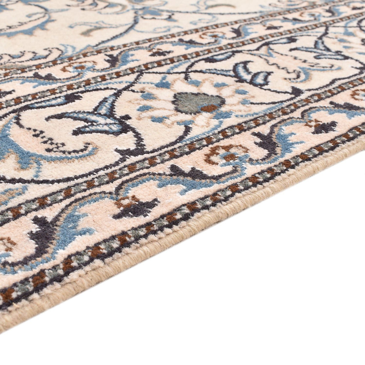 Persisk matta - Nain - 239 x 170 cm - ljusbeige