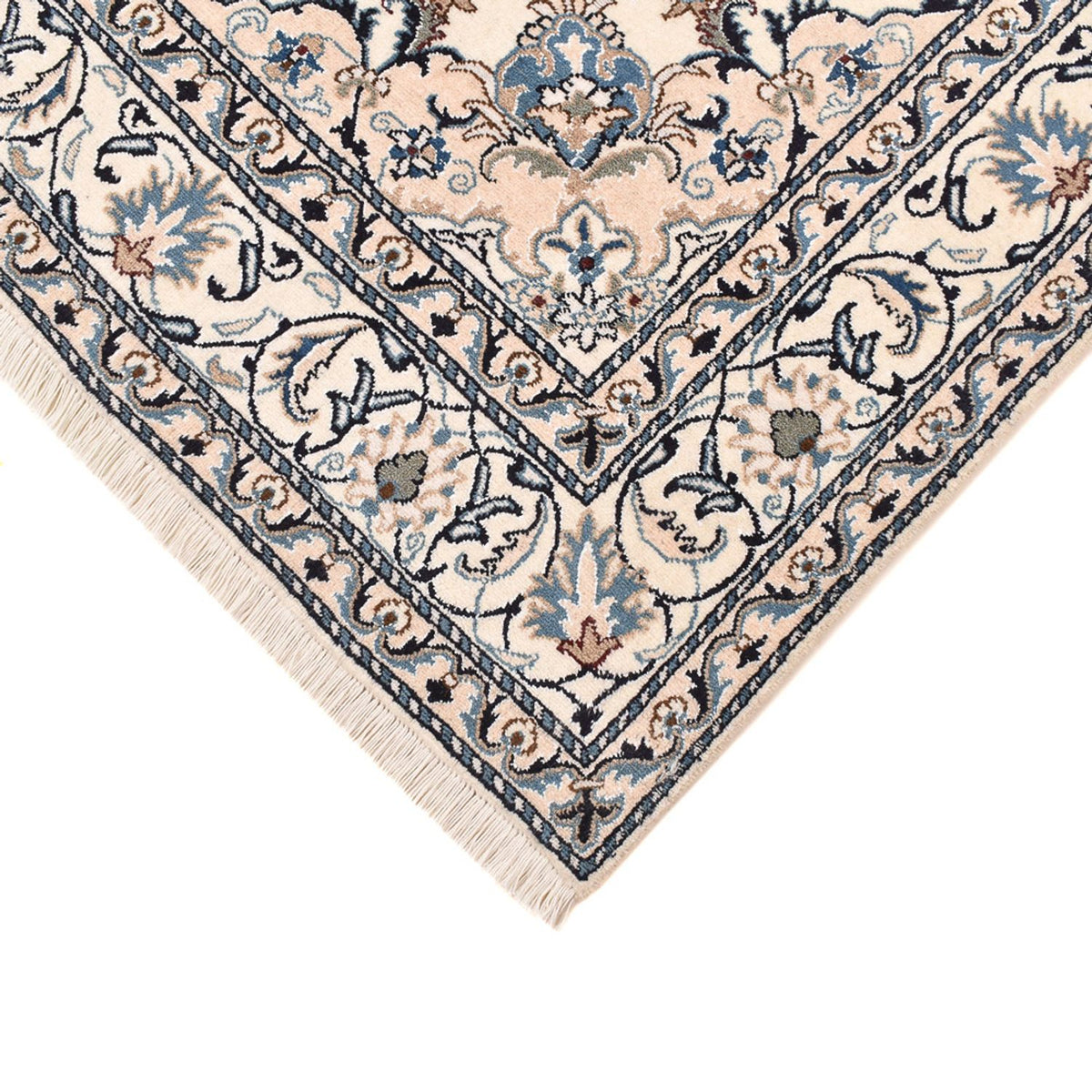 Persisk matta - Nain - 236 x 164 cm - ljusbeige