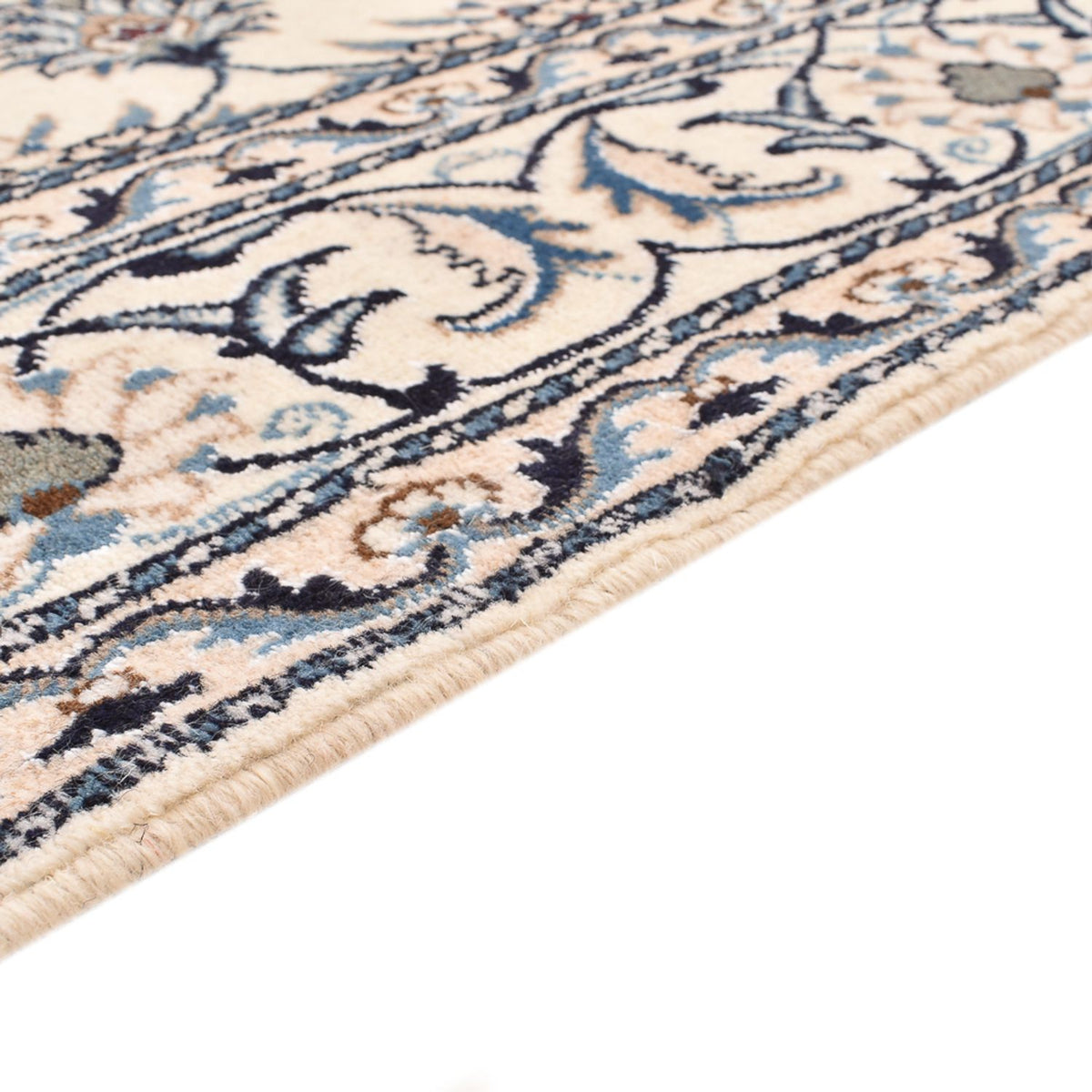 Persisk matta - Nain - 236 x 164 cm - ljusbeige