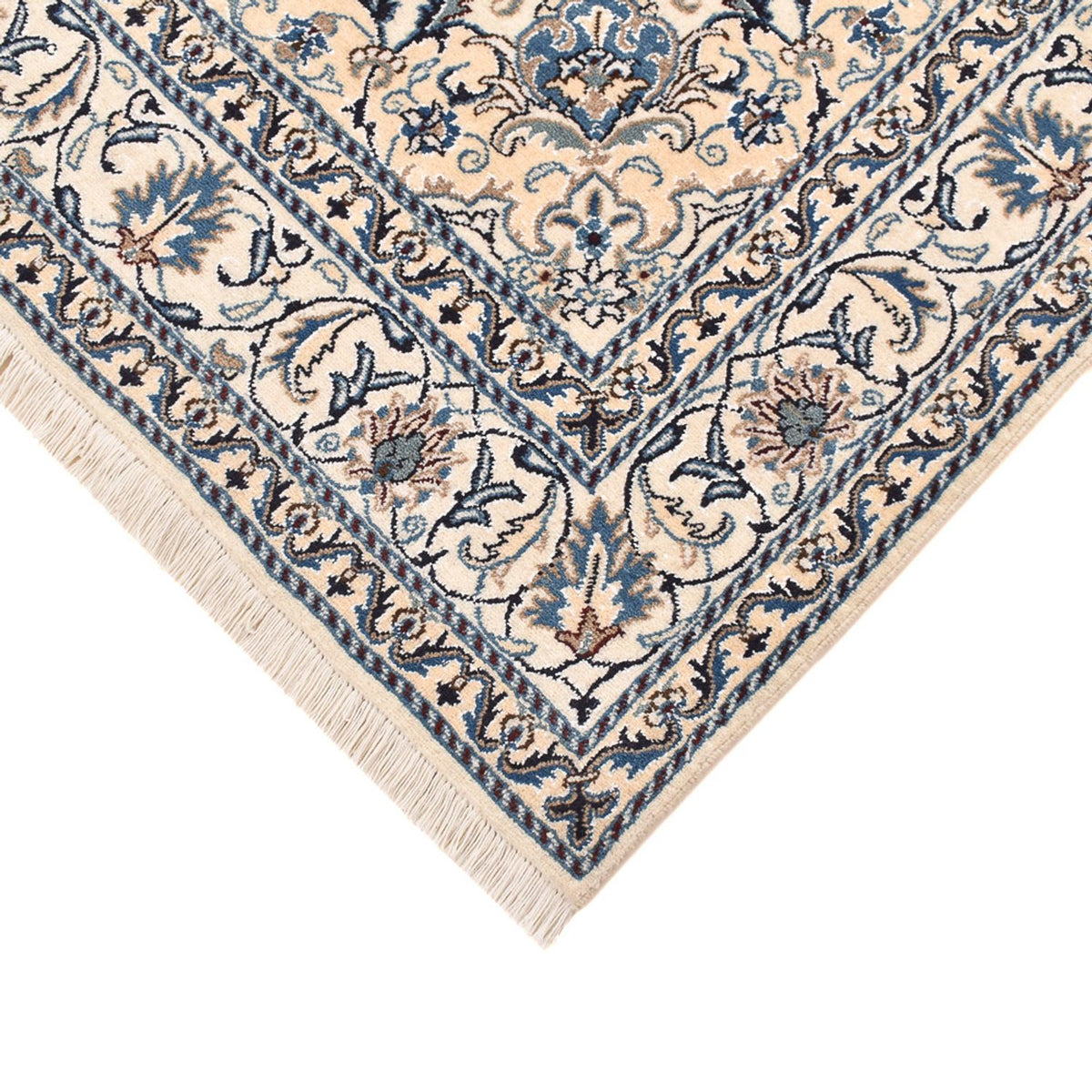 Persisk matta - Nain - 237 x 163 cm - ljusbeige