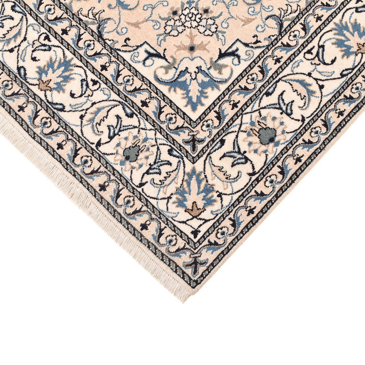 Persisk matta - Nain - 240 x 168 cm - ljusbeige