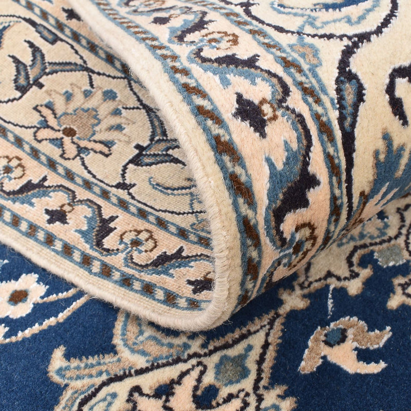 Persisk matta - Nain - 208 x 149 cm - mörkblå