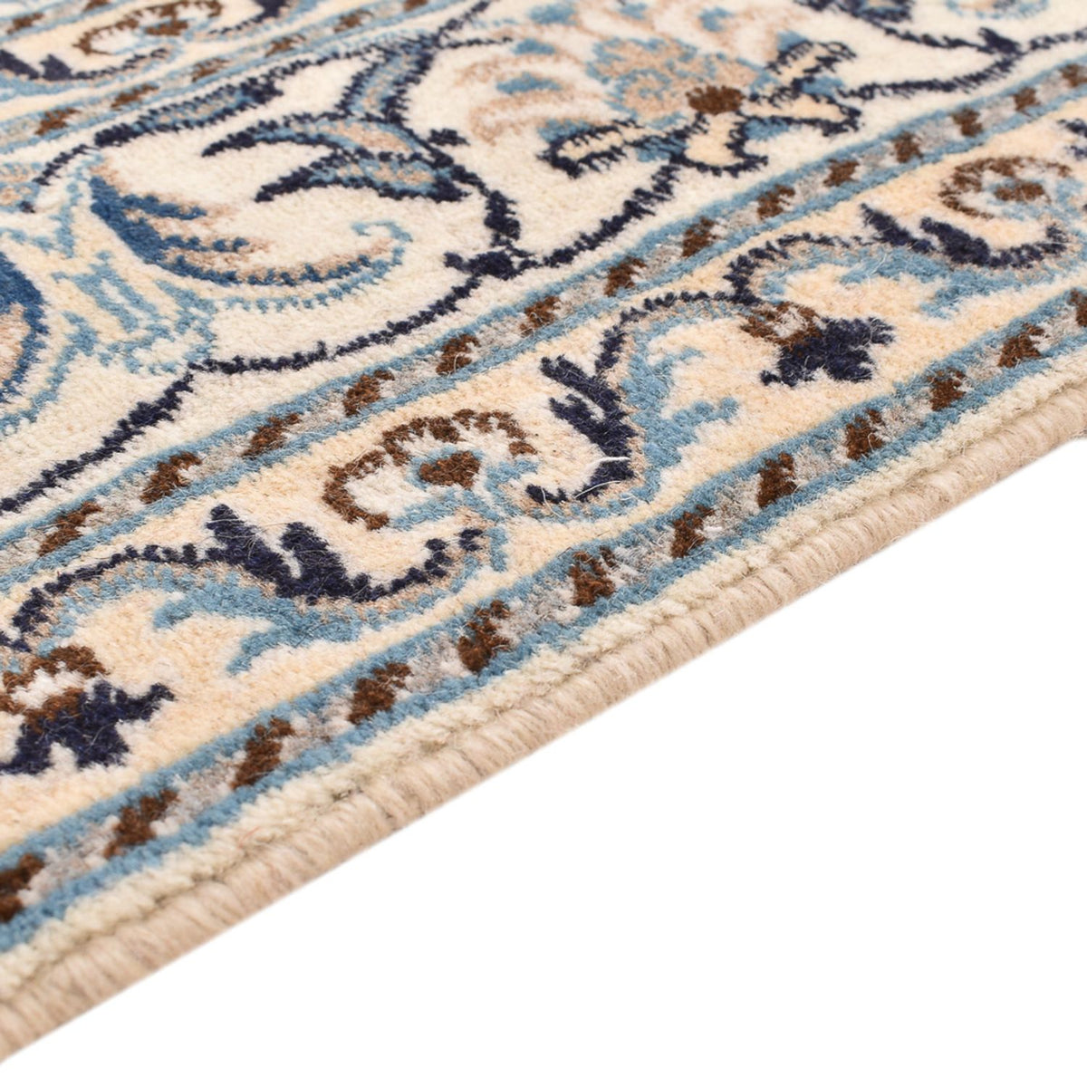 Persisk matta - Nain - 193 x 145 cm - ljusbeige