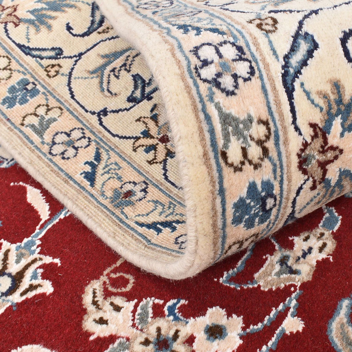 Persisk matta - Nain - 195 x 148 cm - röd