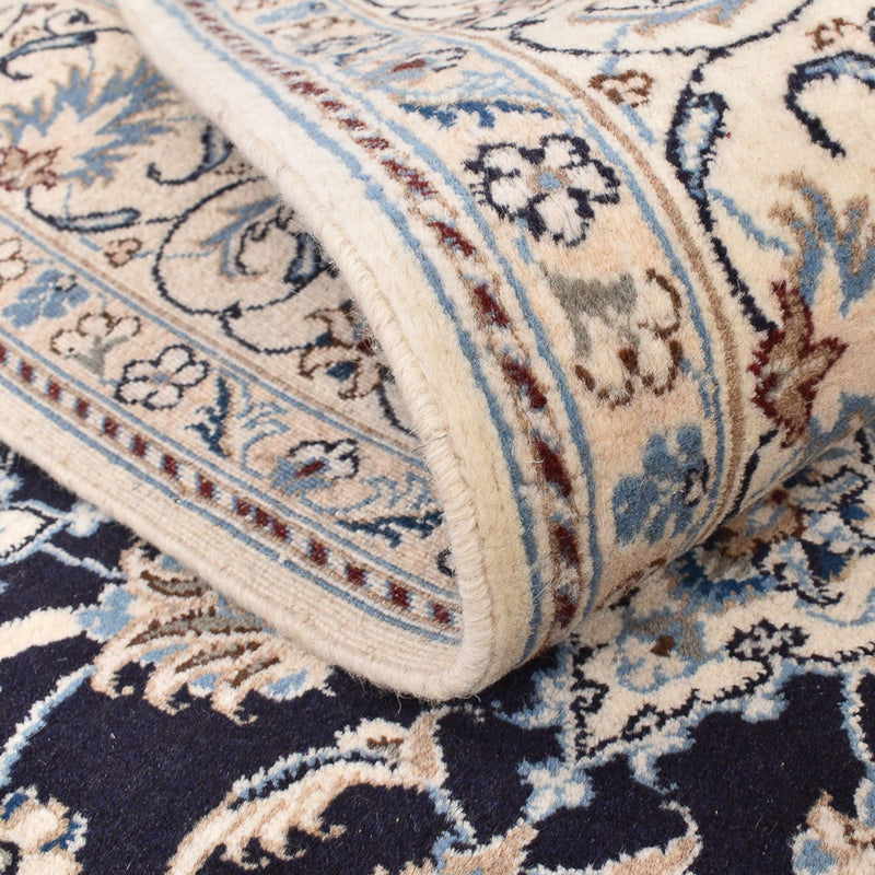 Persisk matta - Nain - 199 x 145 cm - mörkblå