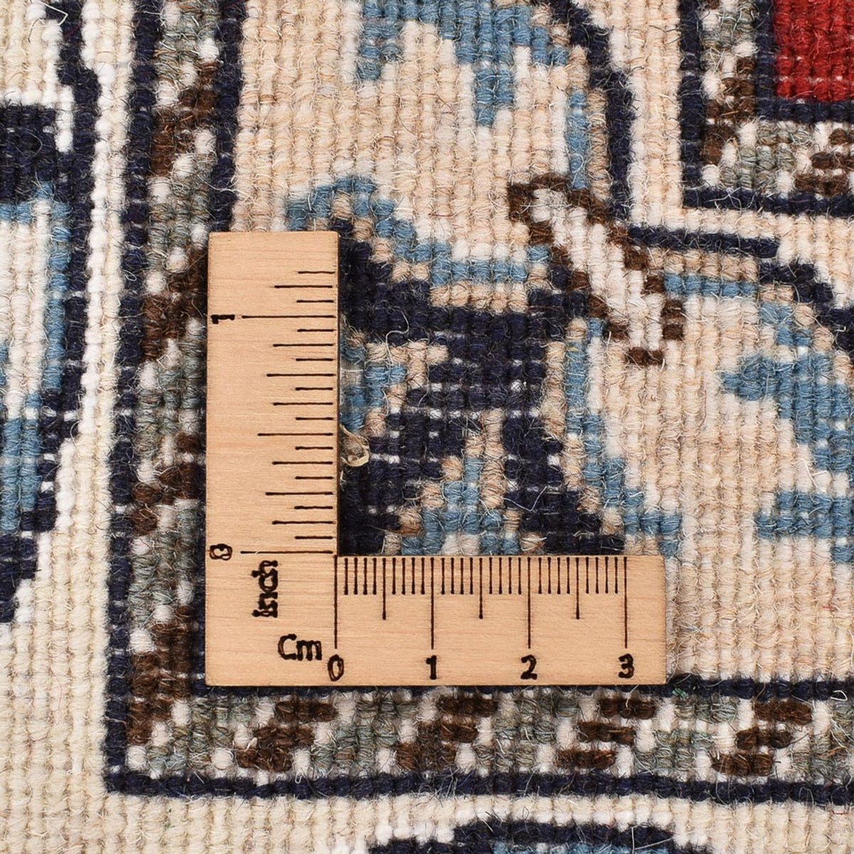 Persisk matta - Nain kvadrat  - 203 x 193 cm - röd