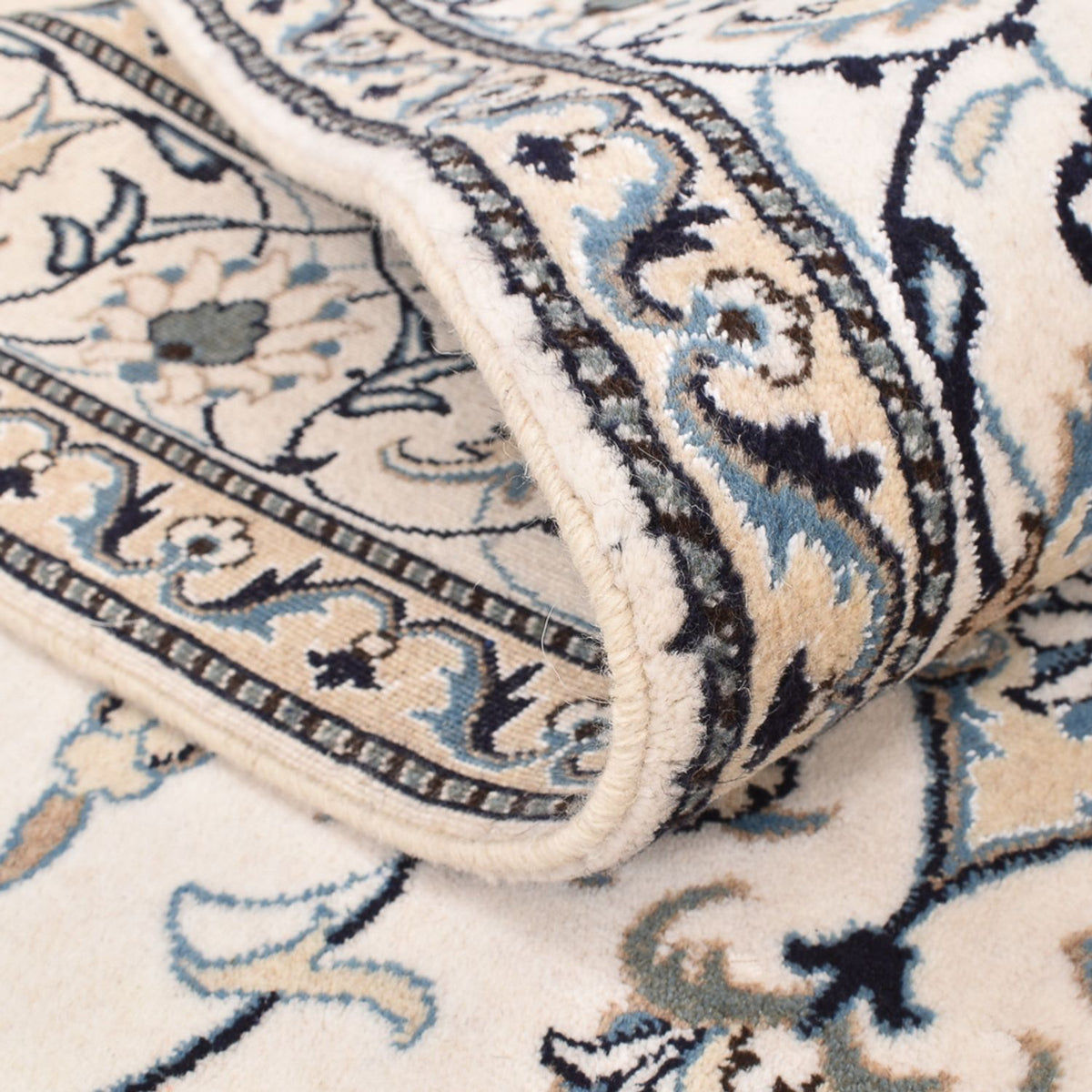 Persisk matta - Nain - 239 x 171 cm - ljusbeige