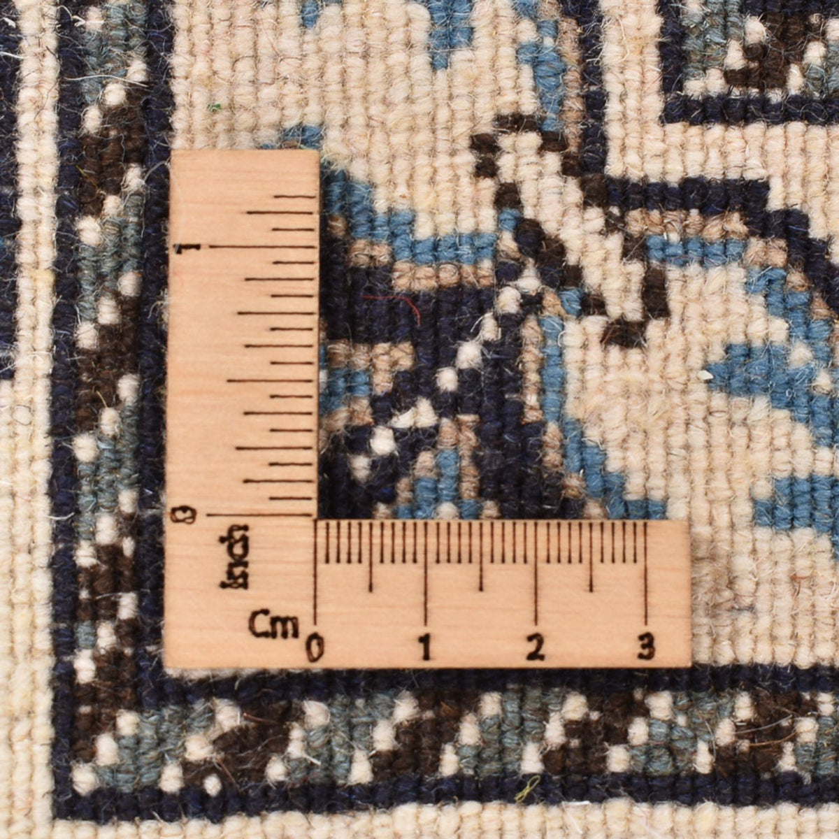 Persisk matta - Nain - 252 x 161 cm - mörkblå