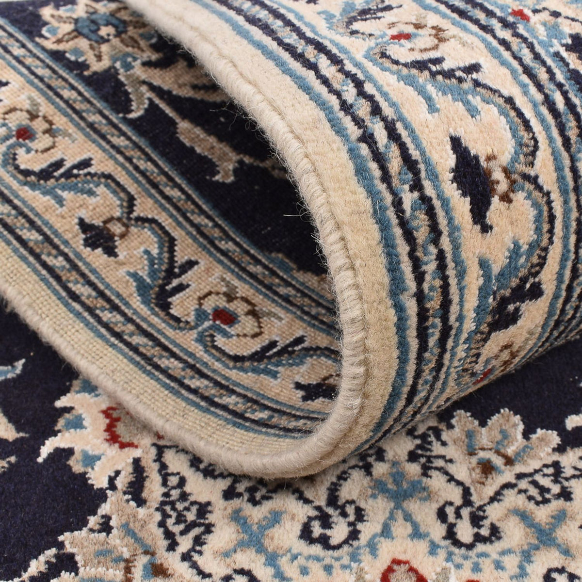 Runner Persisk matta - Nain - 206 x 77 cm - mörkblå