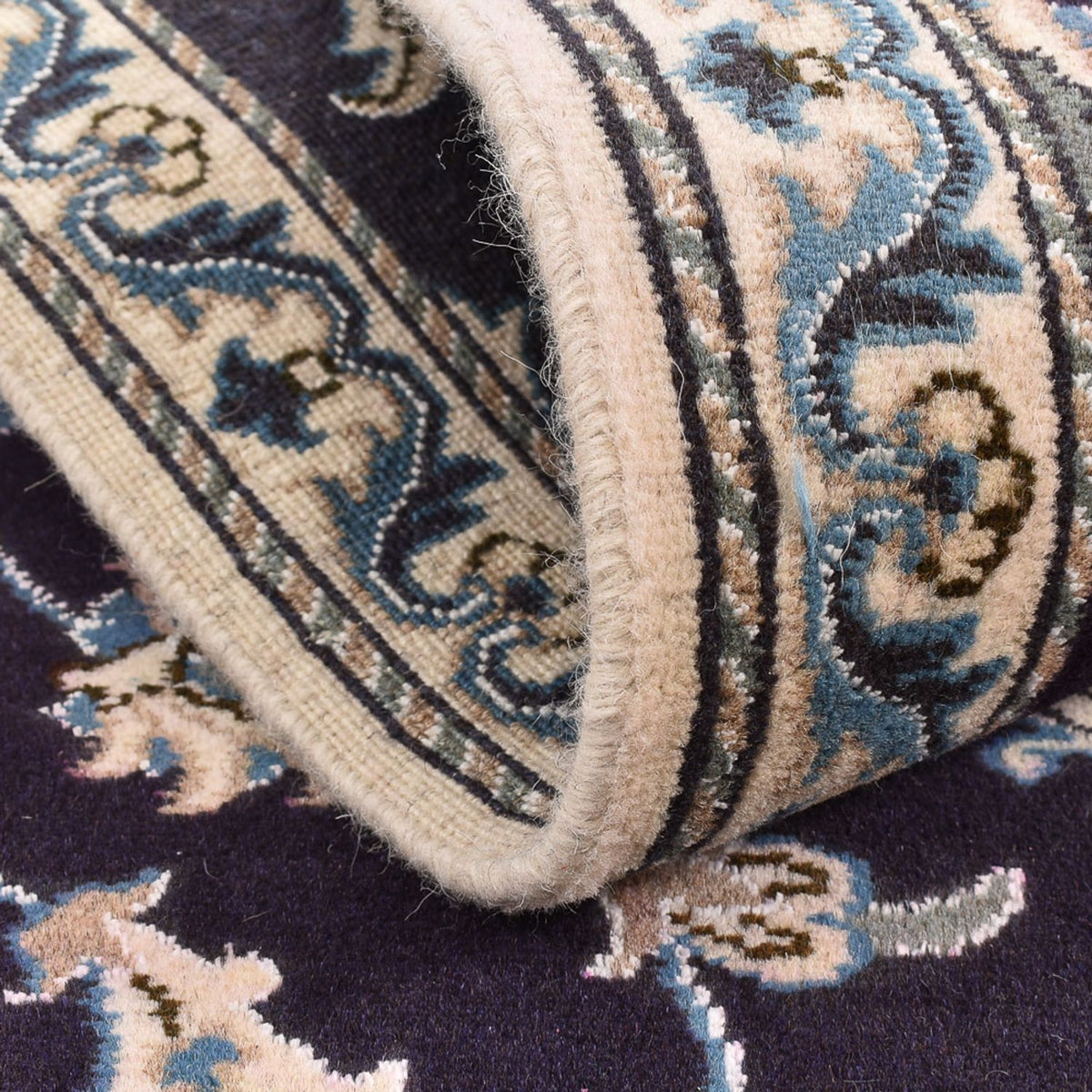 Runner Persisk matta - Nain - 200 x 78 cm - mörkblå