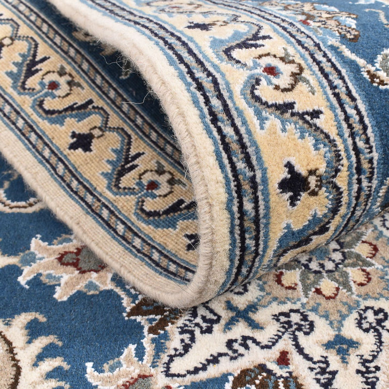 Runner Persisk matta - Nain - 298 x 80 cm - havsblått