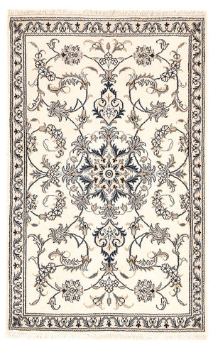 Persisk matta - Nain - 137 x 87 cm - ljusbeige