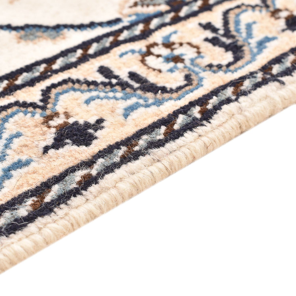 Persisk matta - Nain - 137 x 88 cm - ljusbeige