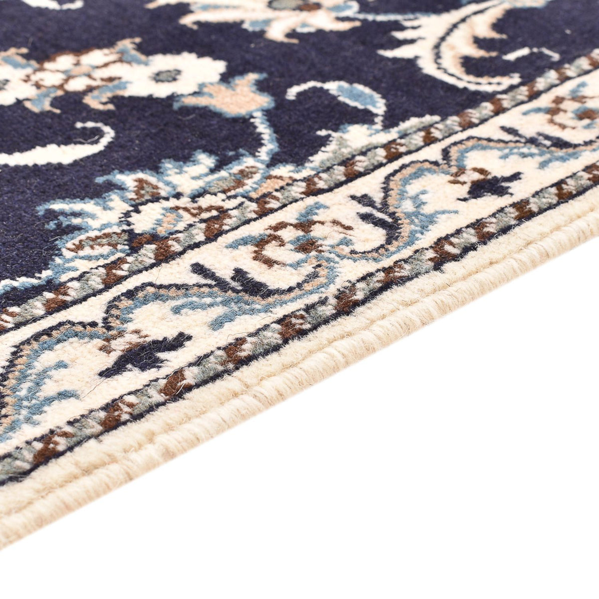 Persisk matta - Nain - 137 x 87 cm - mörkblå