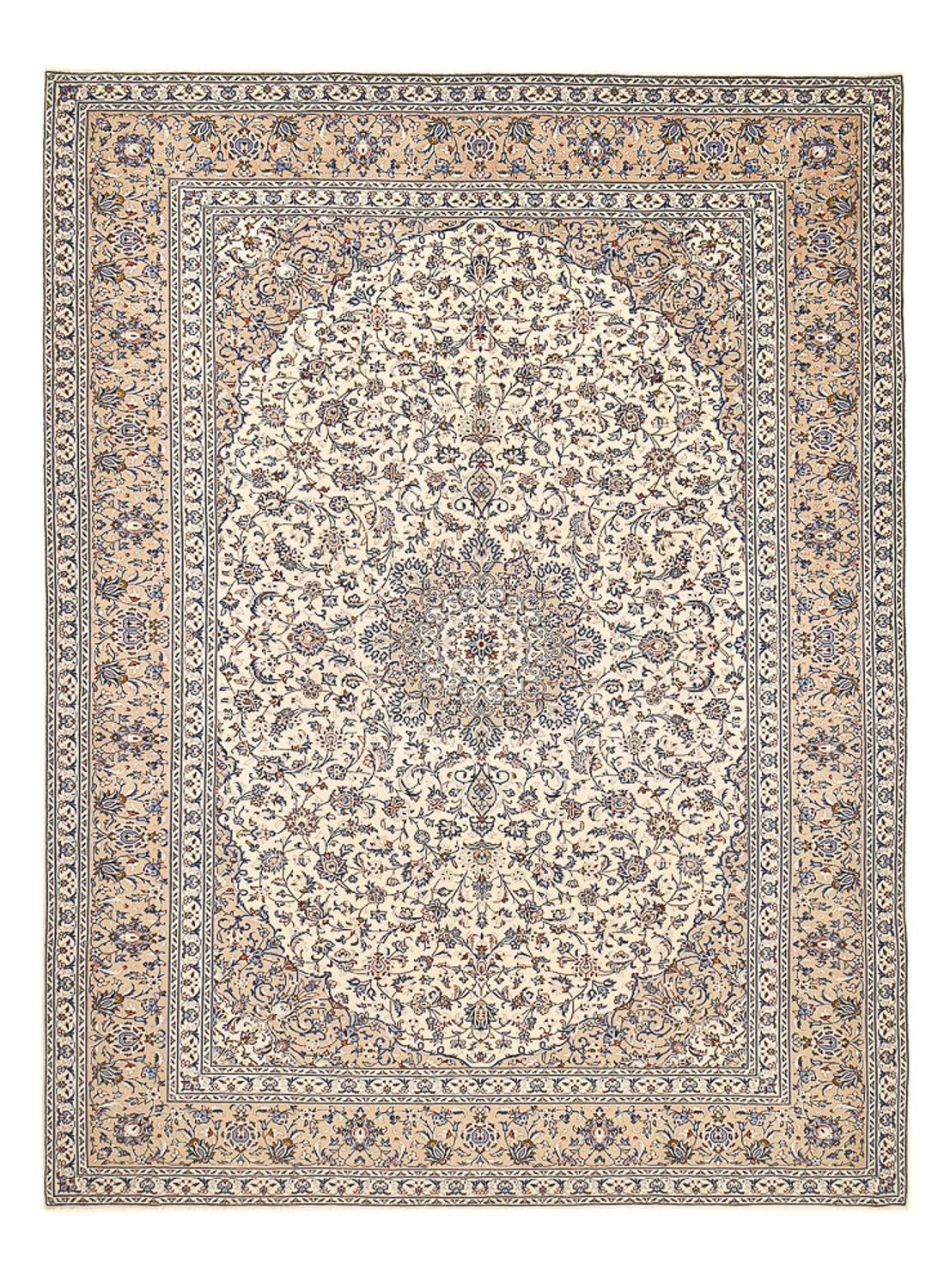 Persiska mattor - Keshan - 405 x 295 cm - mörk beige