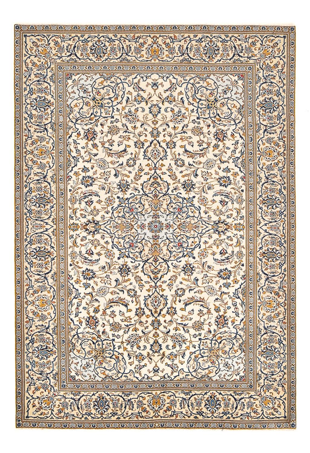 Persiska mattor - Keshan - 287 x 192 cm - mörk beige
