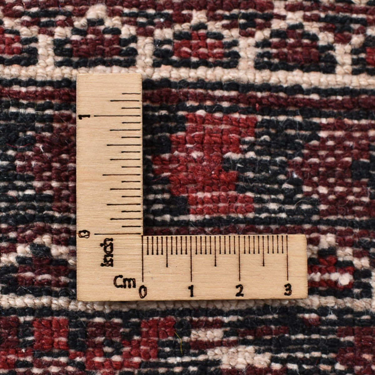 Turkaman-matta - 303 x 200 cm - flerfärgad