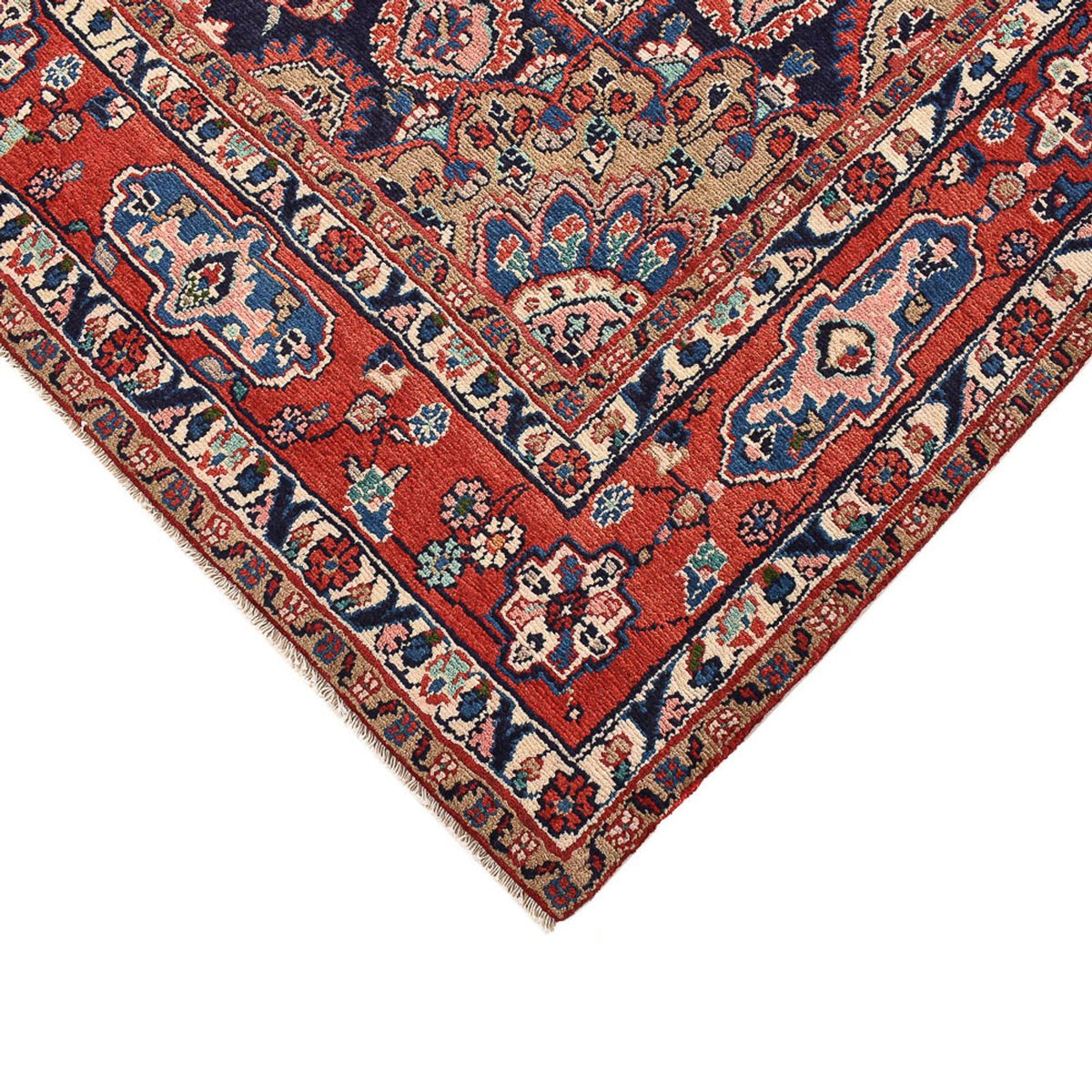 Persisk matta - Nomadic - 330 x 205 cm - mörkblå