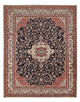 Persisk matta - Nomadic - 337 x 268 cm - mörkröd