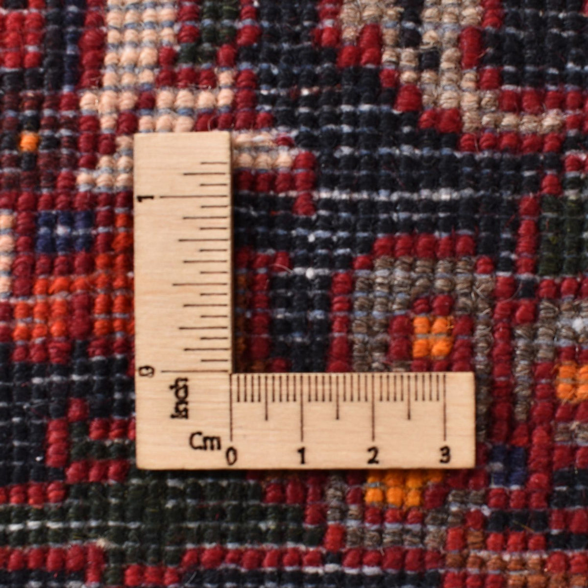 Persisk matta - Nomadic - 310 x 207 cm - mörkröd