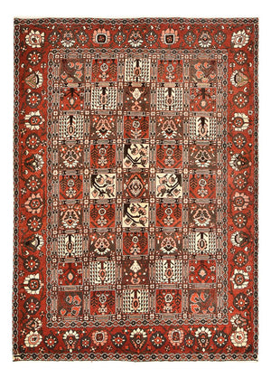 Persisk matta - Nomadic - 297 x 205 cm - mörkröd