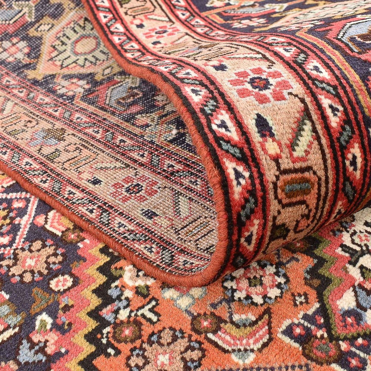 Persisk matta - Tabriz - 298 x 195 cm - mörk beige