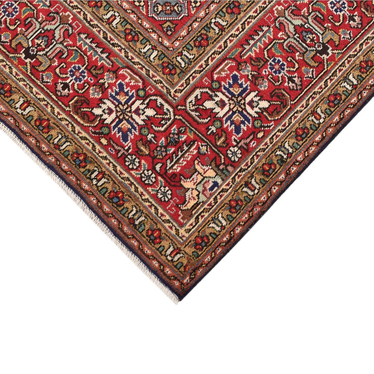 Persisk matta - Tabriz - 295 x 200 cm - mörkblå