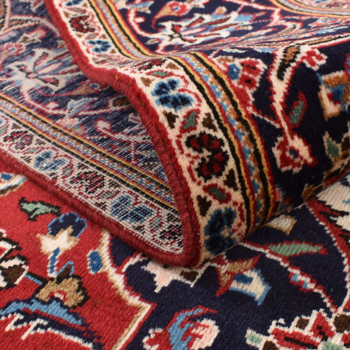 Persiska mattor - Keshan - 266 x 147 cm - röd