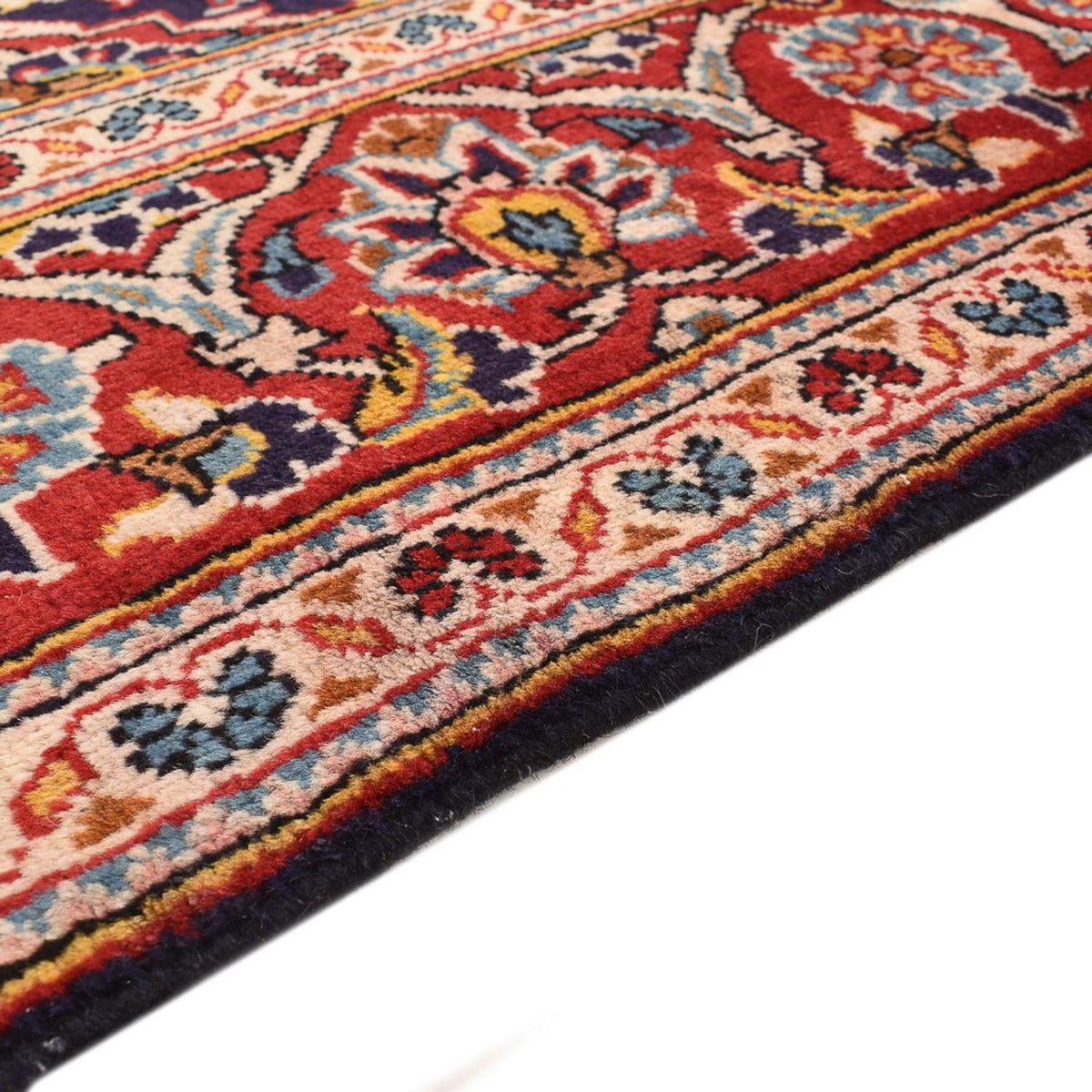 Persiska mattor - Keshan - 255 x 146 cm - mörkblå