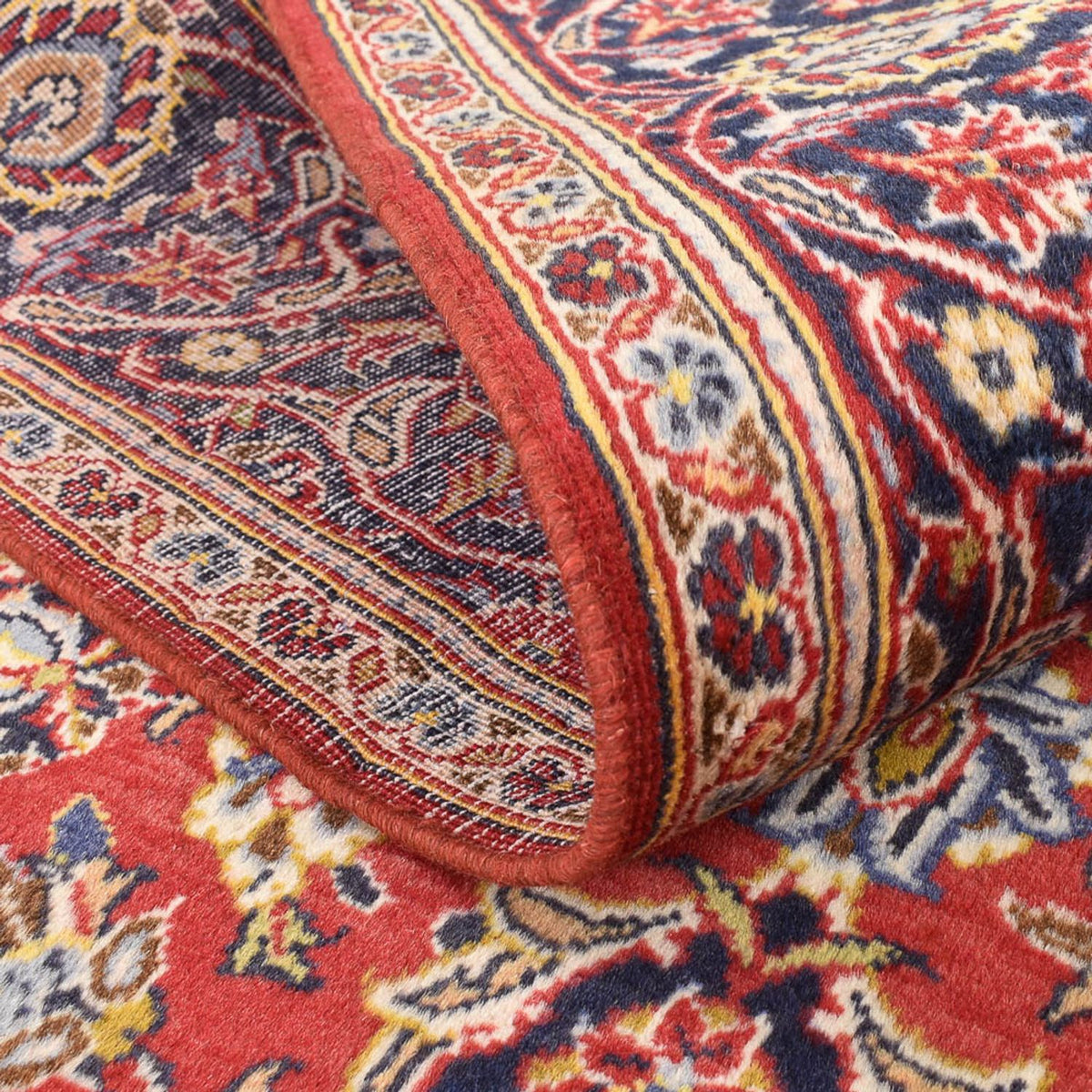 Persiska mattor - Keshan - 216 x 138 cm - röd