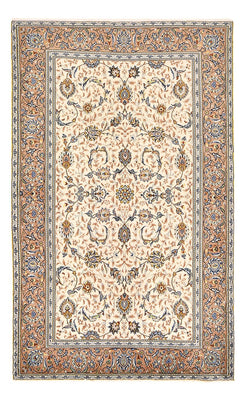 Persiska mattor - Keshan - 223 x 138 cm - ljusbeige
