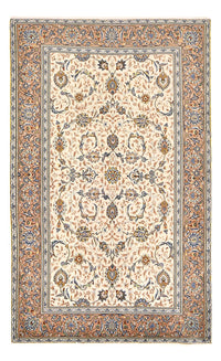 Persiska mattor - Keshan - 223 x 138 cm - ljusbeige