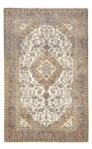 Persiska mattor - Keshan - 230 x 145 cm - ljusbeige