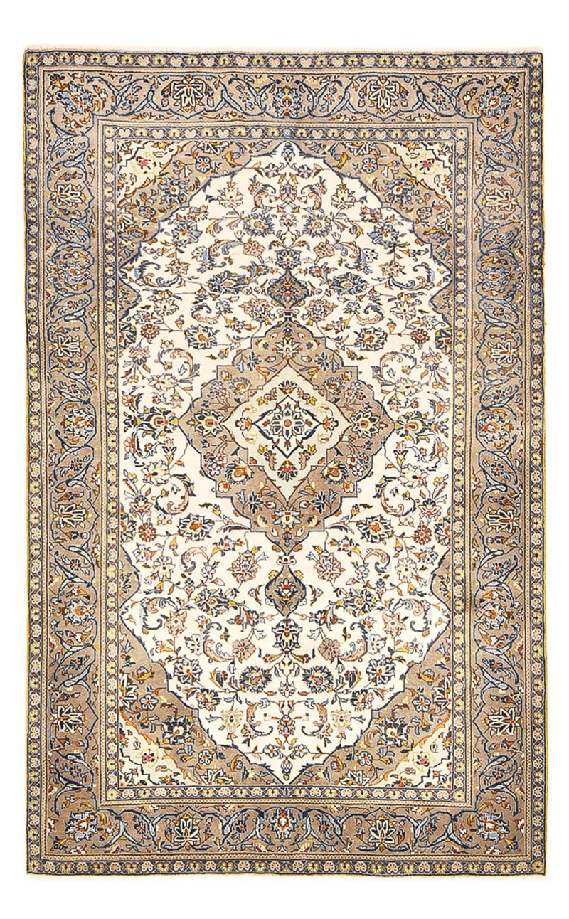 Persiska mattor - Keshan - 230 x 145 cm - ljusbeige
