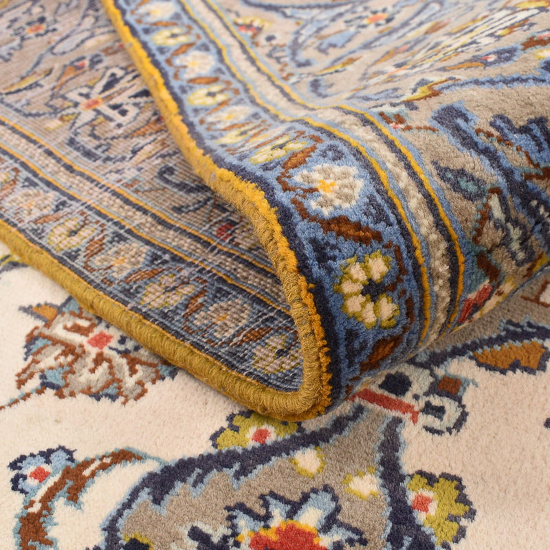 Persiska mattor - Keshan - 230 x 145 cm - ljusbeige