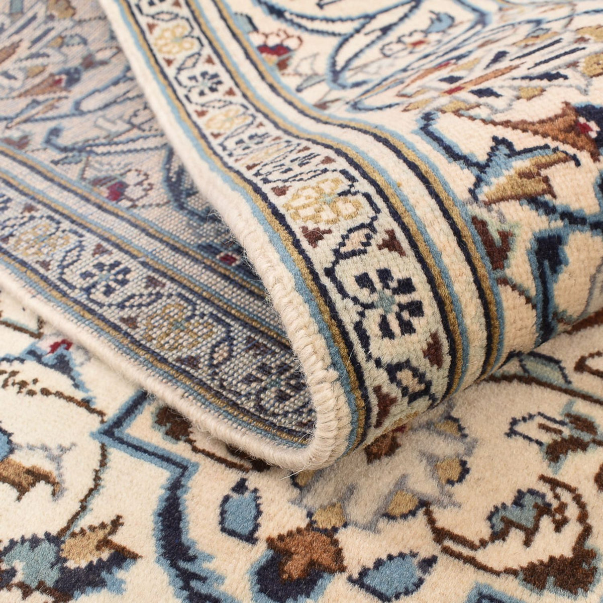 Persiska mattor - Keshan - 251 x 143 cm - sand