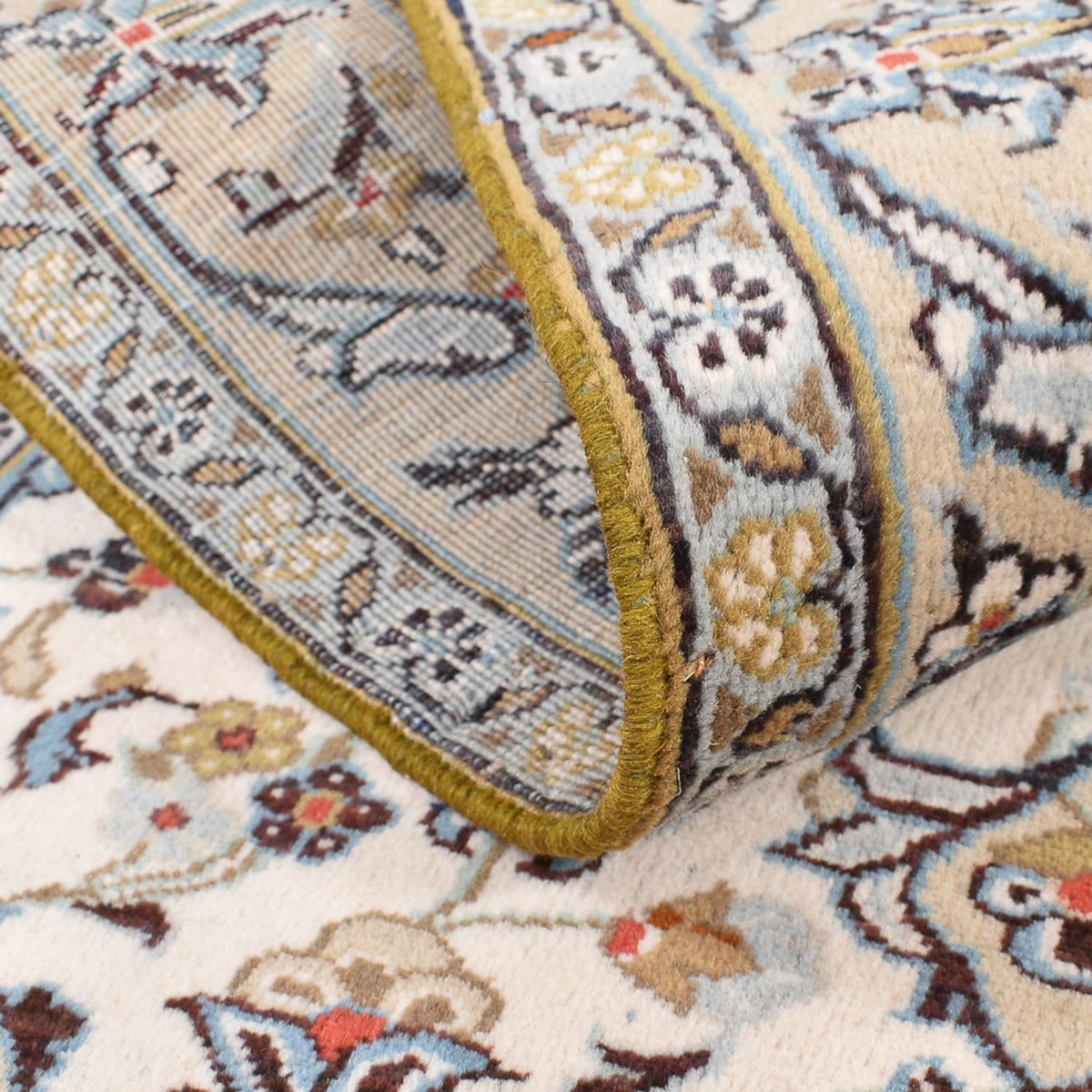 Persiska mattor - Keshan - 142 x 96 cm - sand