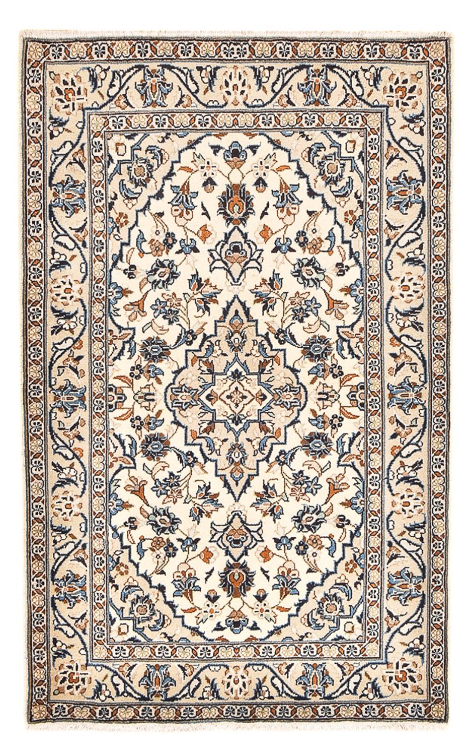 Persiska mattor - Keshan - 154 x 96 cm - sand