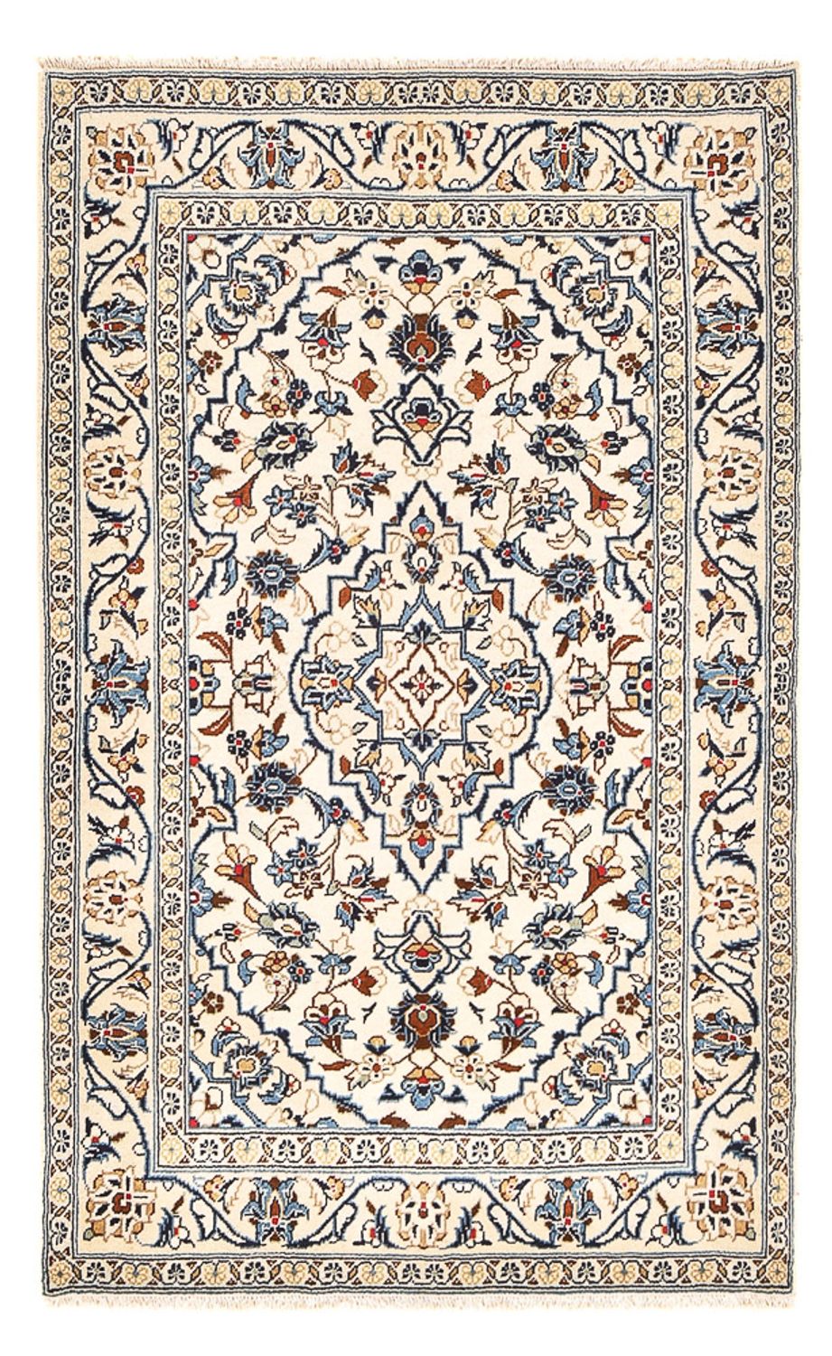 Persiska mattor - Keshan - 155 x 99 cm - sand