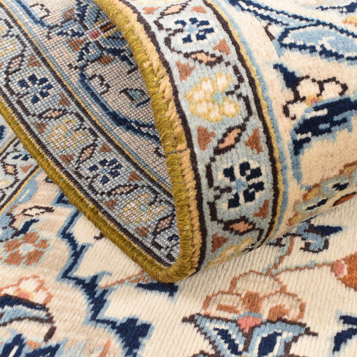 Persiska mattor - Keshan - 142 x 97 cm - sand