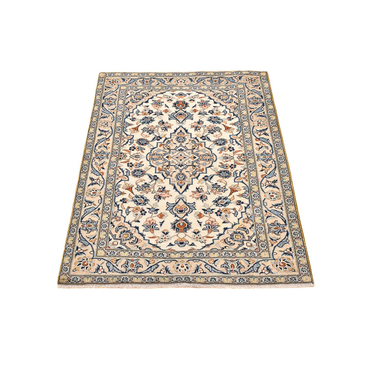 Persiska mattor - Keshan - 142 x 97 cm - sand