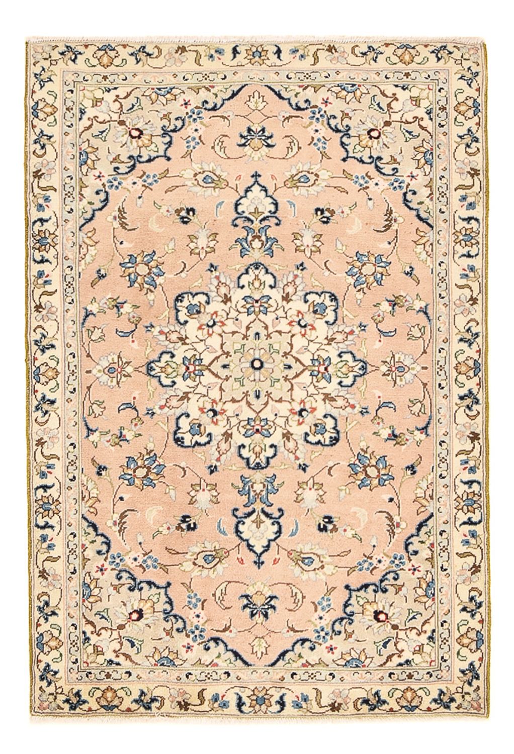 Persiska mattor - Keshan - 140 x 95 cm - rosa