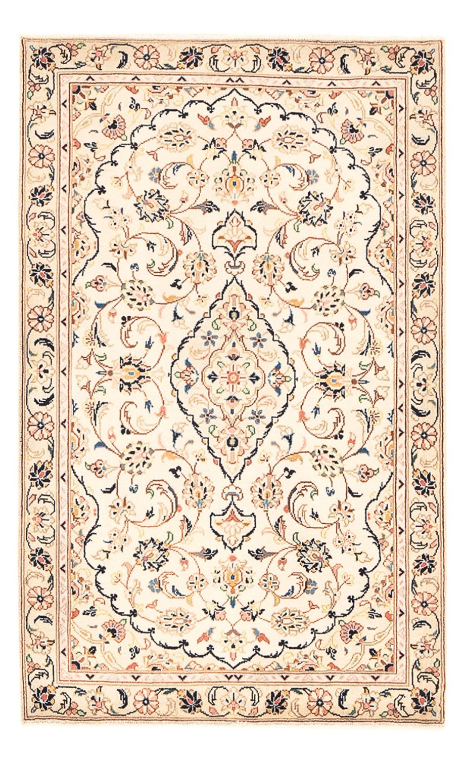 Persiska mattor - Keshan - 145 x 92 cm - beige