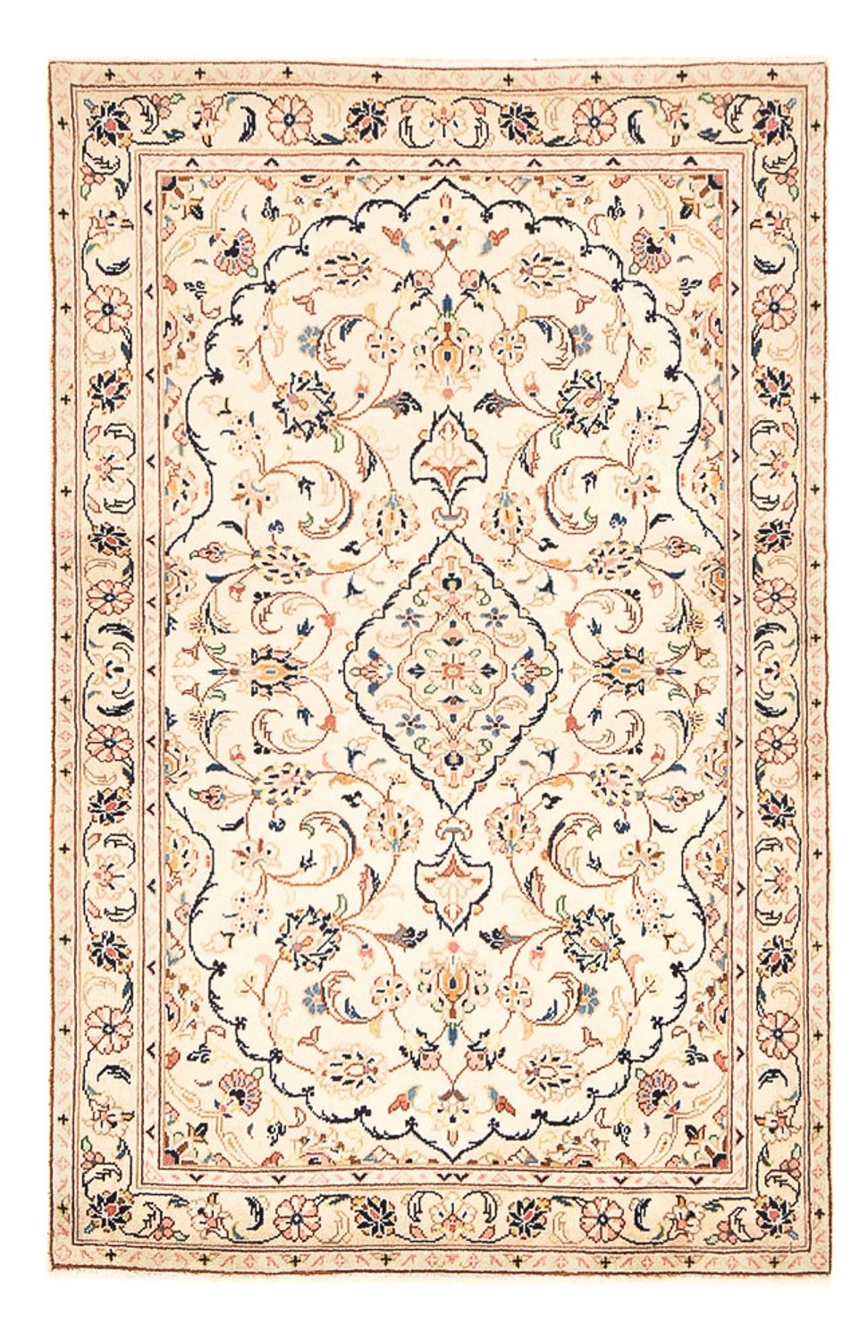 Persiska mattor - Keshan - 150 x 98 cm - beige