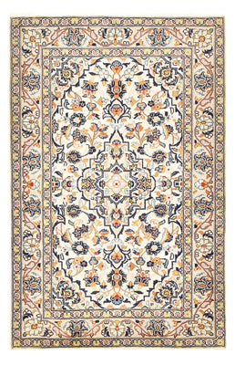 Persiska mattor - Keshan - 147 x 95 cm - ljusbeige