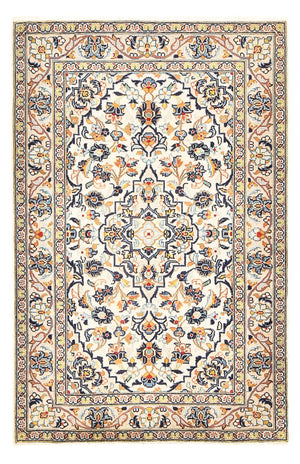 Persiska mattor - Keshan - 147 x 95 cm - ljusbeige