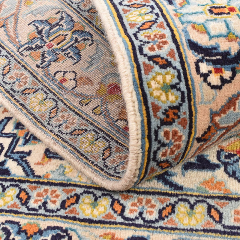 Persiska mattor - Keshan - 147 x 95 cm - ljusbeige