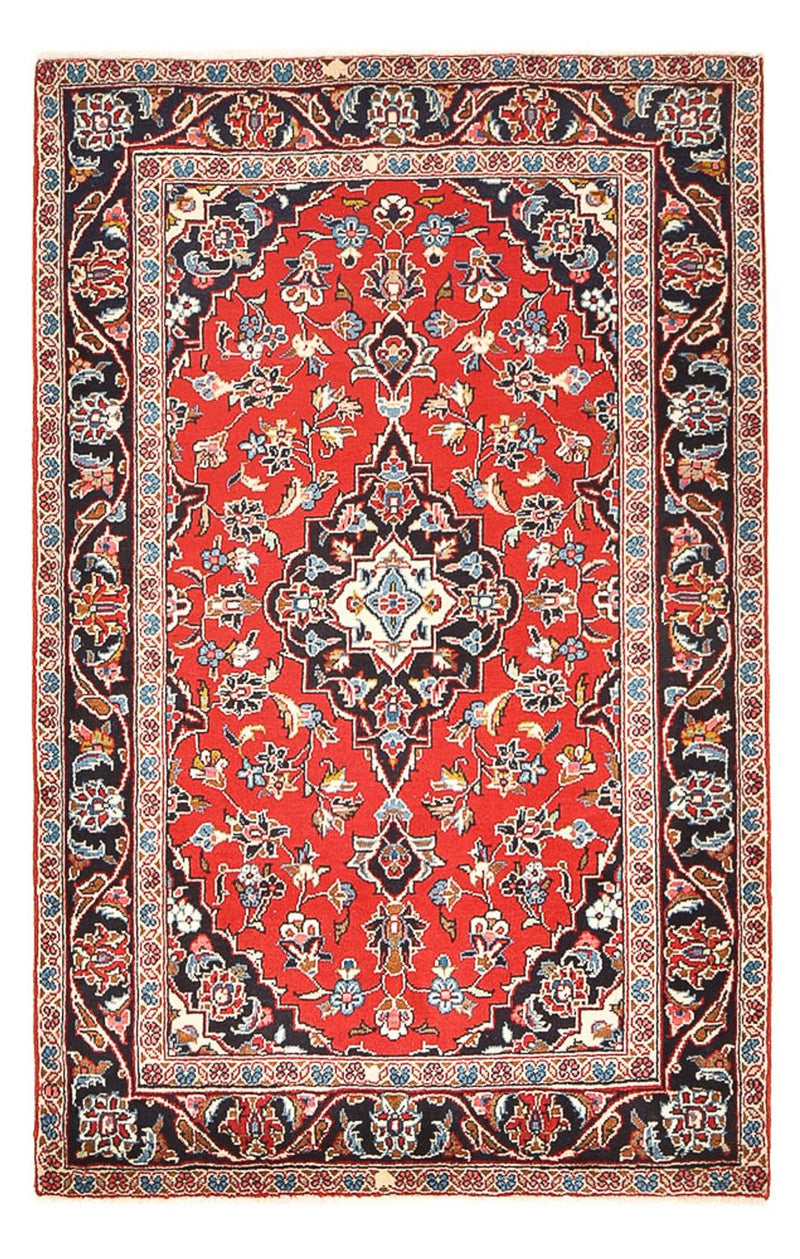 Persiska mattor - Keshan - 150 x 93 cm - röd
